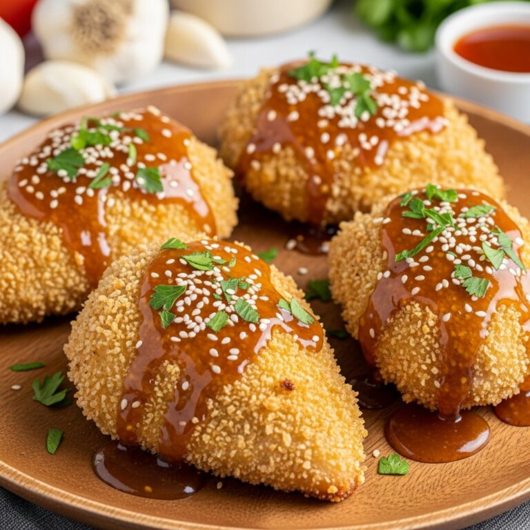 Baked Crunchy Hot Honey Chicken Recipe