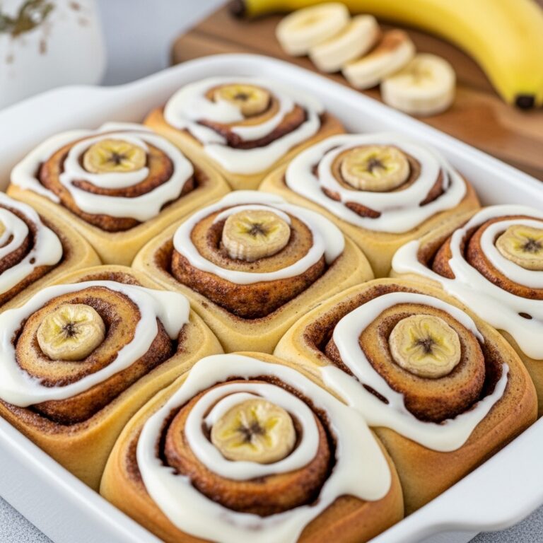 Banana Bread Cinnamon Rolls