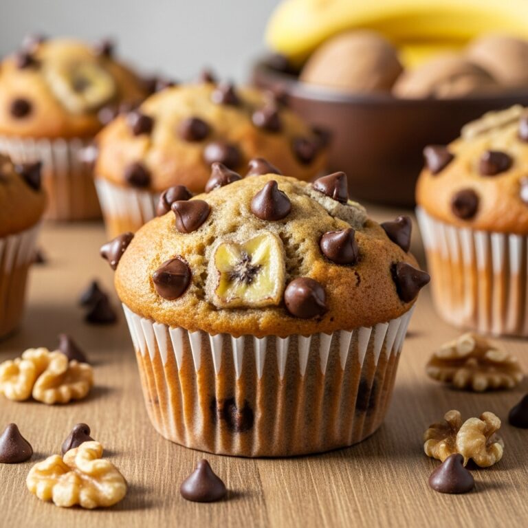 Banana Chocolate Chip Muffins