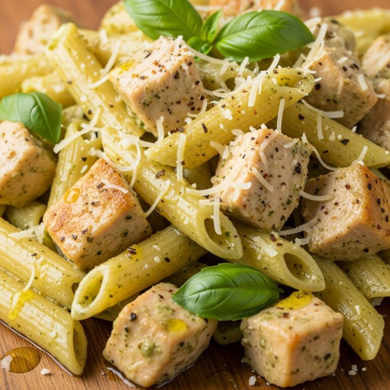 Creamy Chicken Pesto Pasta
