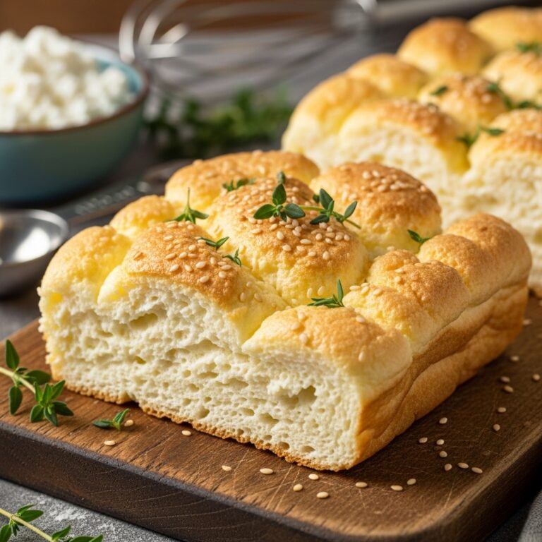 Fluffy Cottage Cheese Cloud Bread