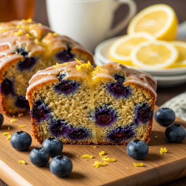 Lemon Blueberry Yogurt Loaf