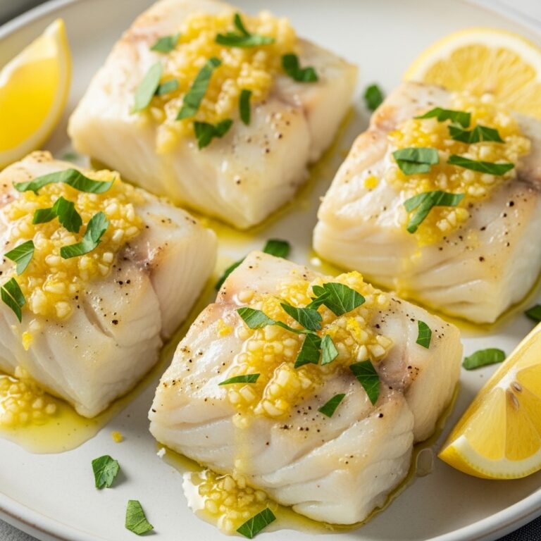 Lemon Garlic Cod