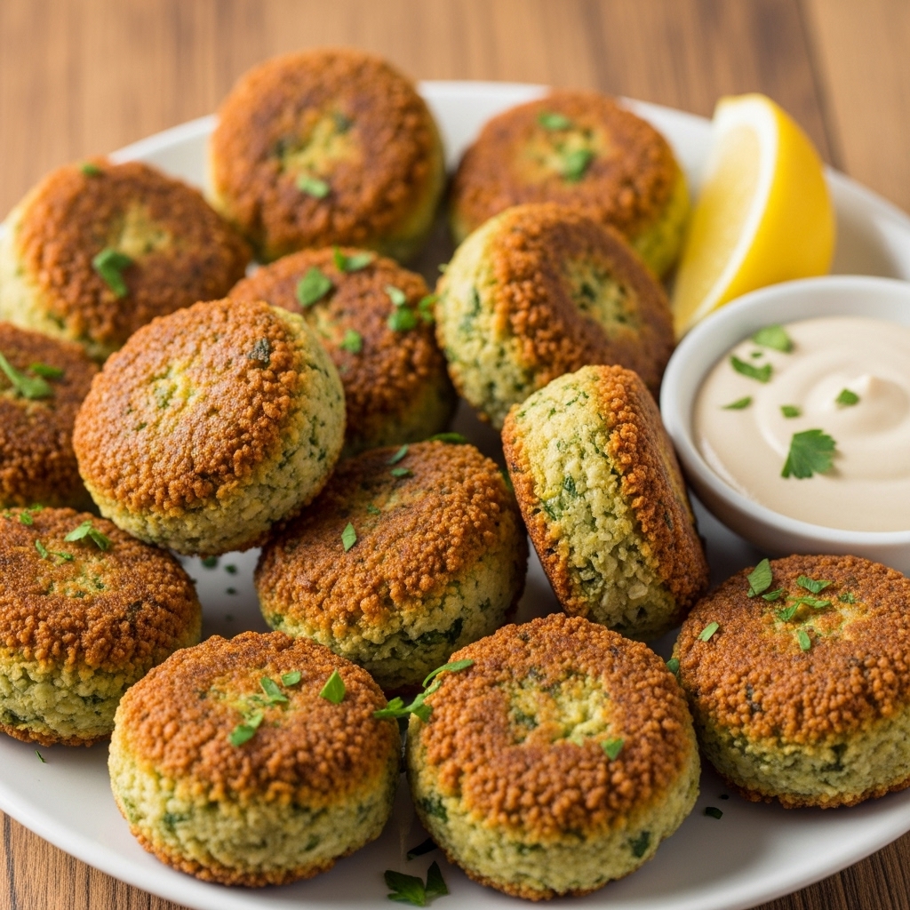 Lemon Garlic Falafel