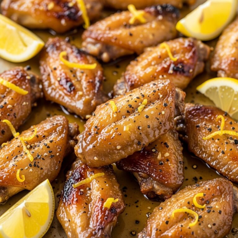 Lemon Pepper Honey Wings