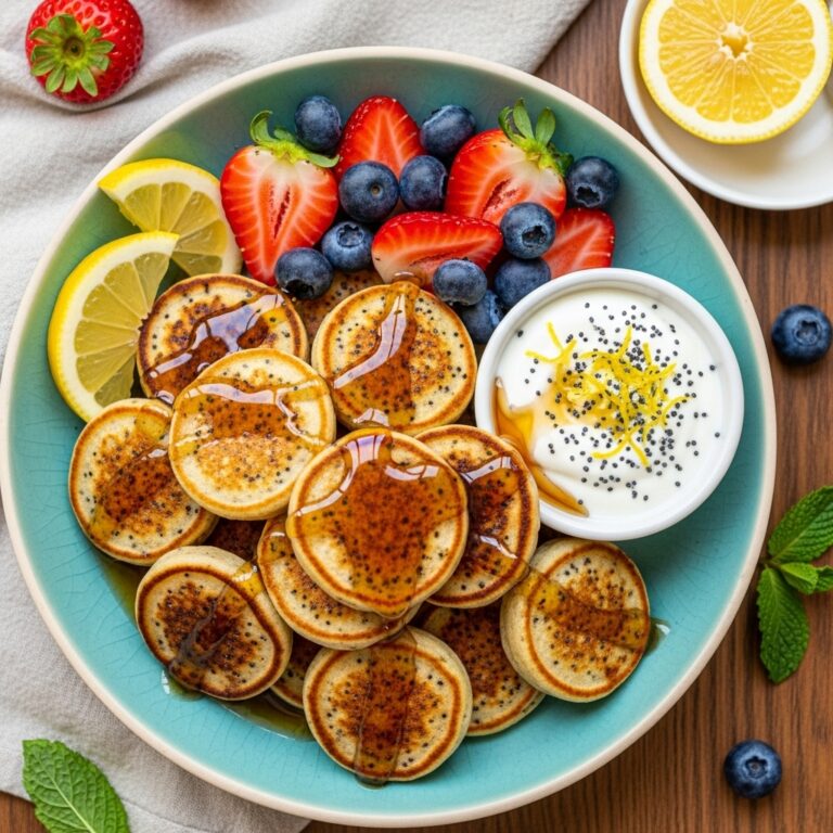 Lemon Poppy Seed Pancake Cereal