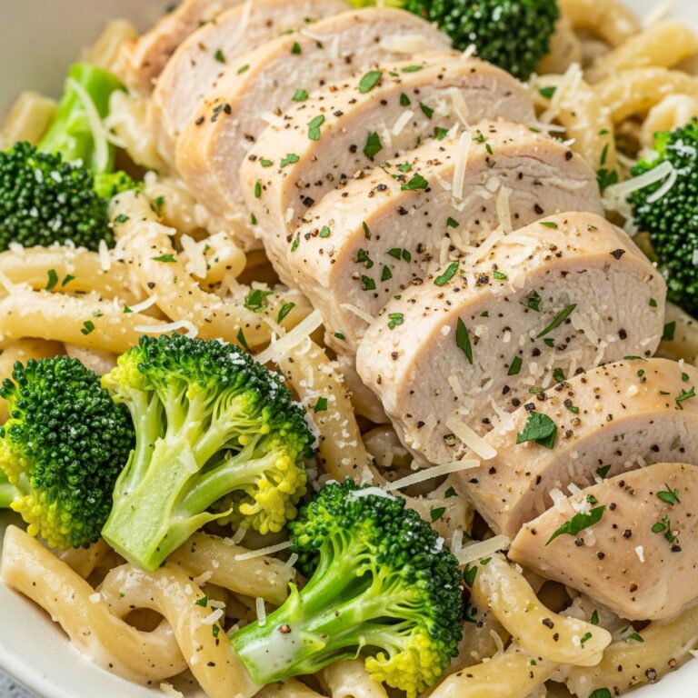 Low Calorie Chicken Alfredo