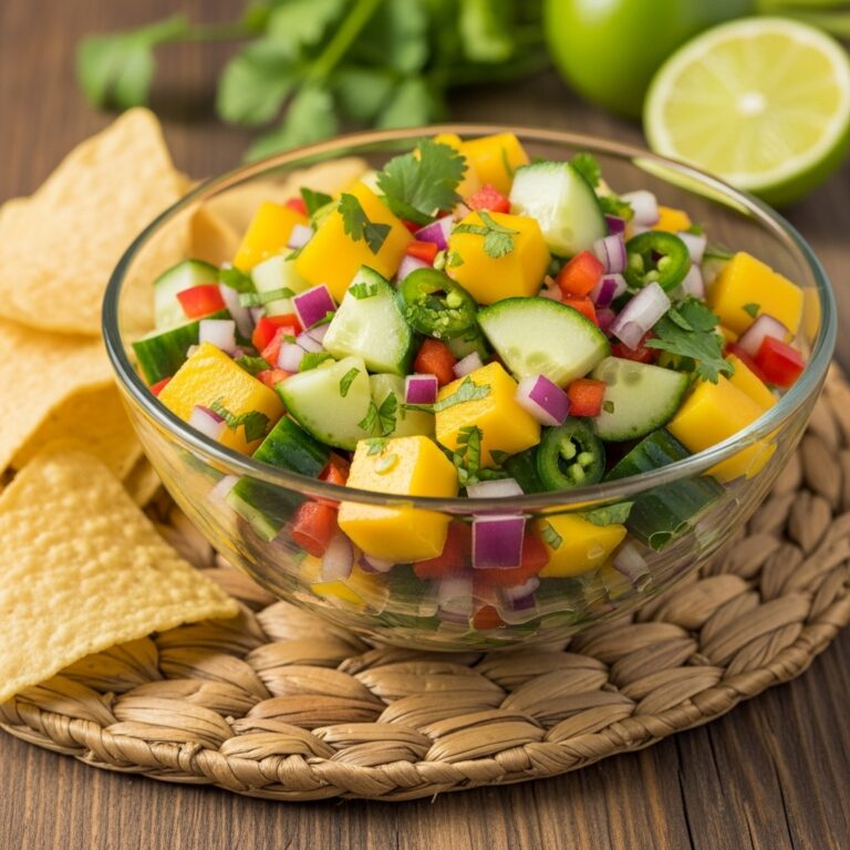 Mango and Cucumber Salsa