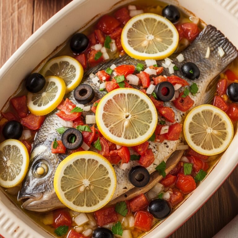 Mediterranean Baked Tilapia