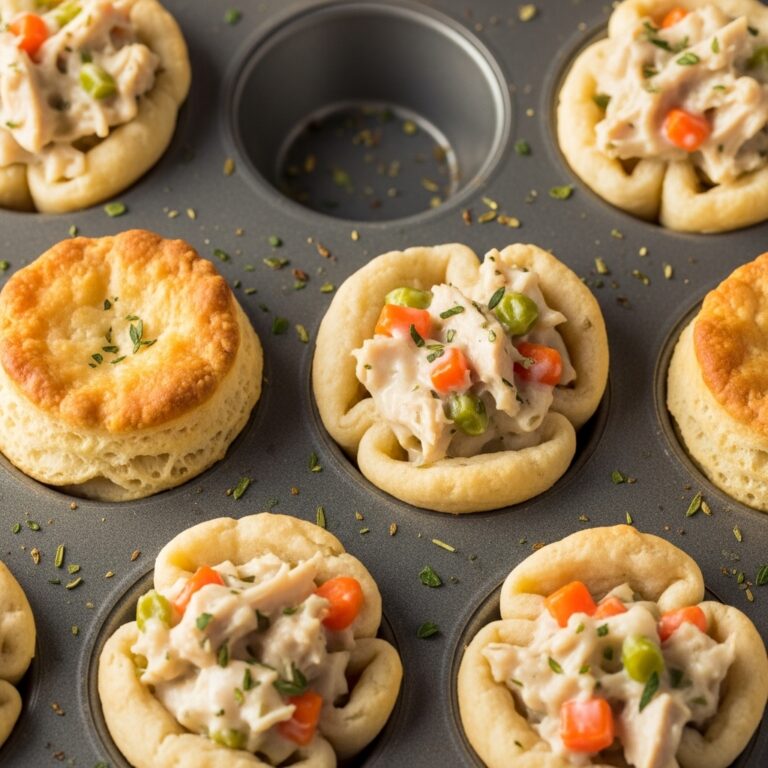 Mini chicken pot pies