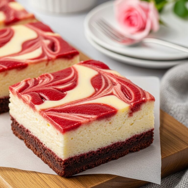 Red Velvet Cheesecake Brownies