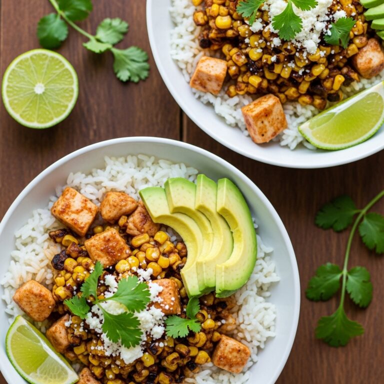 Street Corn Chicken Rice Bowl