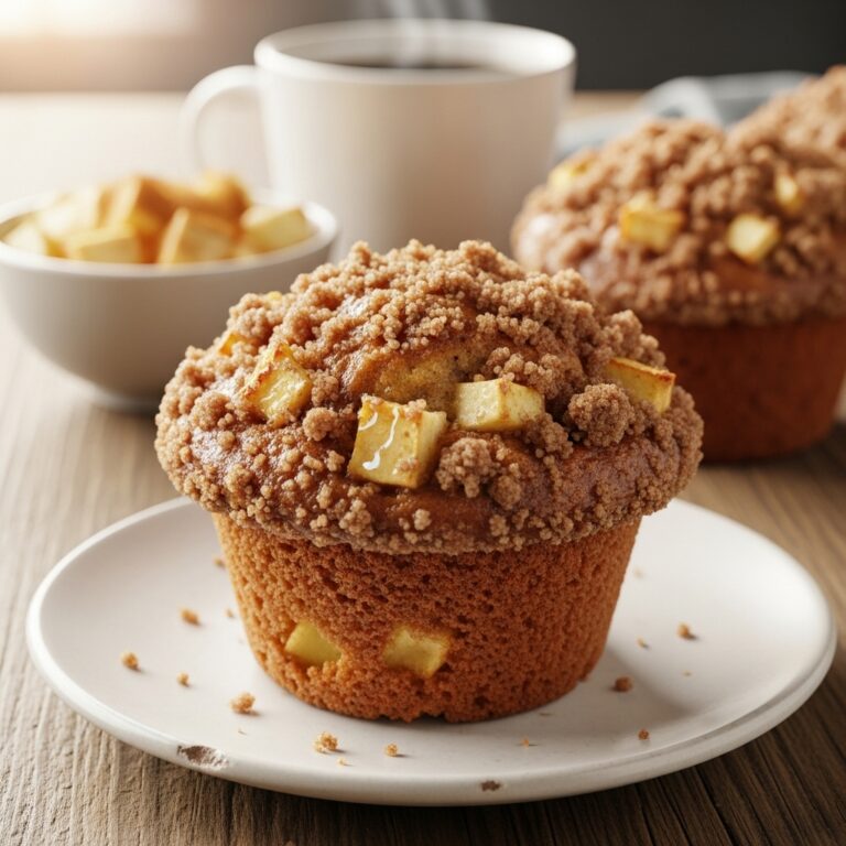 Apple Crumble Muffins