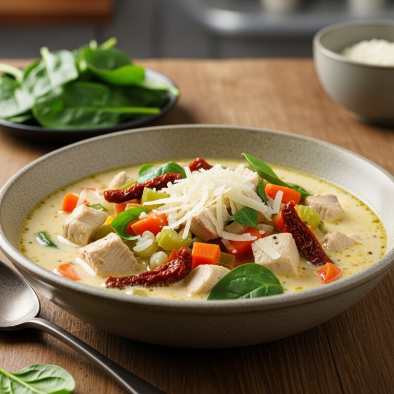 Creamy Tuscan Chicken Soup