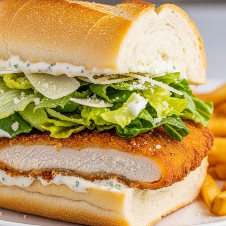 Crispy Chicken Caesar Sandwich