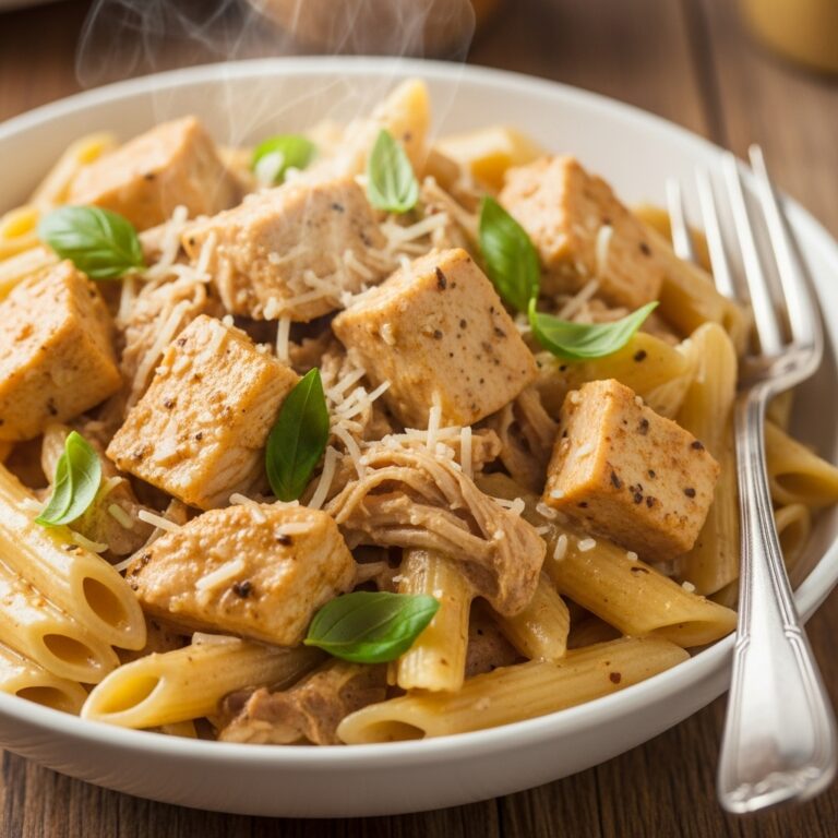 Crock Pot Creamy Cajun Chicken Pasta Recipe
