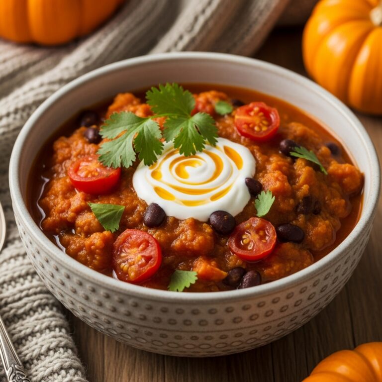 Crockpot Pumpkin Chili