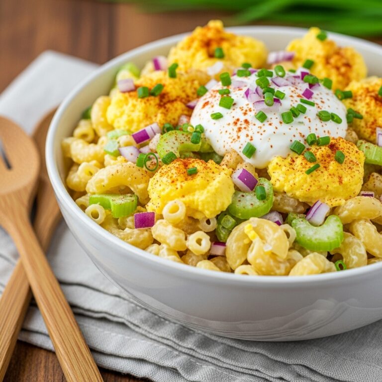 Deviled Egg Pasta Salad