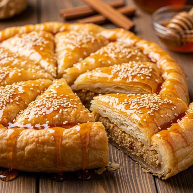 Golden Greek Honey Pie Melopita