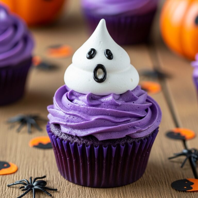 Halloween Ghost Cupcakes