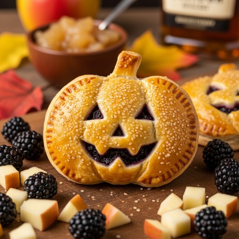 Jack-O-Lantern Hand Pies
