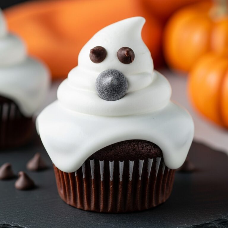 Halloween Cupcakes Ghost Cupcakes