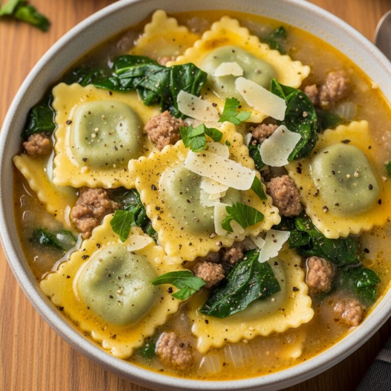 Ravioli Soup
