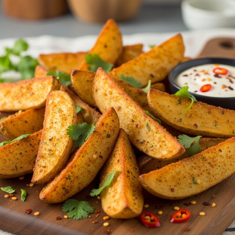 Seasoned Baked Potato Wedges