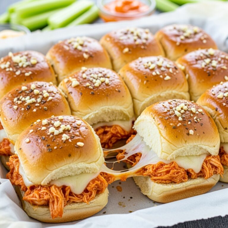Spicy Buffalo Chicken Sliders