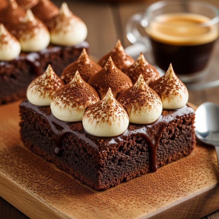 Tiramisu Brownies