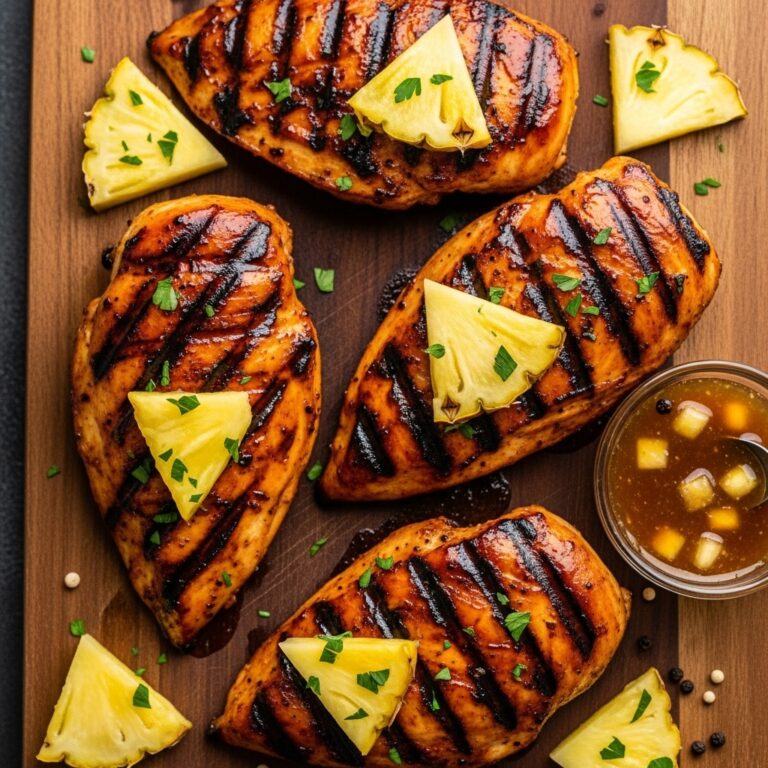 Whiskey Pineapple Chicken